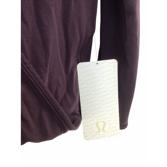 Lululemon Long Sleeve Deep Purple Women's Size 8 New NWOT - Picture 6 of 12